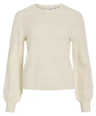 Image de Pull en maille pointelle Vila Milos pour femme