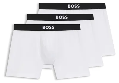 Produktbild von BOSS Herren Boxerbr 3p One Boxer Brief, White 100, L