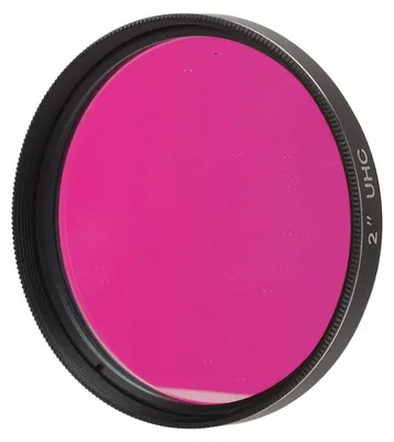 Image de Filtre télescopique 2 pouces - Filtre UHC - Filtre de réduction des dommages lumineux - Astrophotographie - Amélioration du contraste de l'image - Réduit la pollution lumineuse - Filtre anti-pollution lumineuse