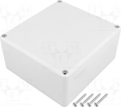 Obrázek produktu pro 1x Kryt: univerzální, rozměry: Y: 125 mm, X: 115 mm, Z: 58 mm, barva: šedá. Těsnění: Z59JH. Univerzální