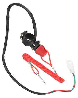 Zdjęcie produktu dla 22mm 7/8" Wyłącznik silnika zaburtowego motocykla łodzi z linką/ smyczą na uwięzi