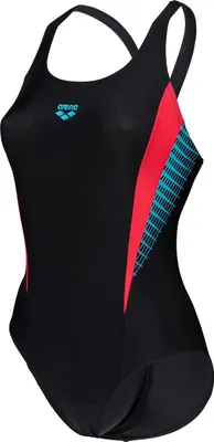 Produktbild von arena Badeanzug Damen W Threefold V Back, Farbe:Schwarz, Größe:40