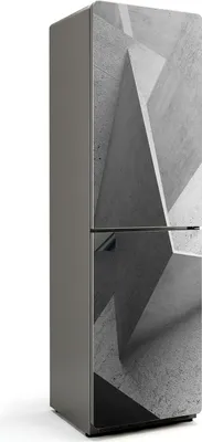 Zdjęcie produktu dla Abstrakcyjna geometria 3D - Magnetyczna osłona lodówki - Magnetyczna folia dekoracyjna do kuchni - Dekoracja magnesem na lodówkę - Samoprzylepna tablica magnetyczna - Folia magnetyczna na drzwi lodówki - 60x205 cm