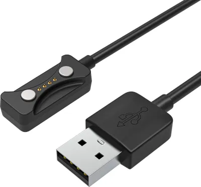 Produktbild von Kabel kompatibel mit Polar Pacer / Pacer Pro / Ignite 3 / Vantage 3 - USB-Ersatz-1m Ladeadapter für Smartwatches Phonillico®