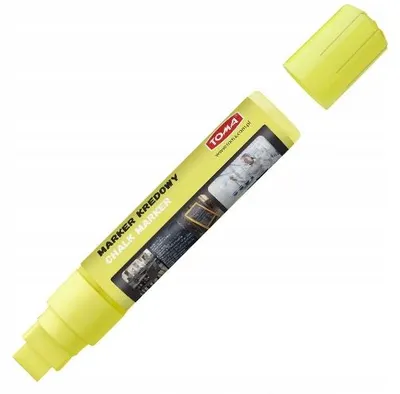 Produktbild von Toma TO-290 Kreidemarker Gelb Abwischbar