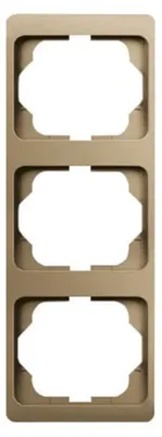 Produktbild von Busch-Jaeger 1733 KA-21 Abdeckrahmen, 3-fach Rahmen bronze