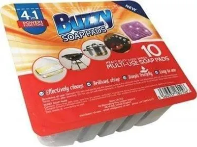 Obrázok produktu pre Oceľový Čistič s Mydlom, Sada 10 Kusov