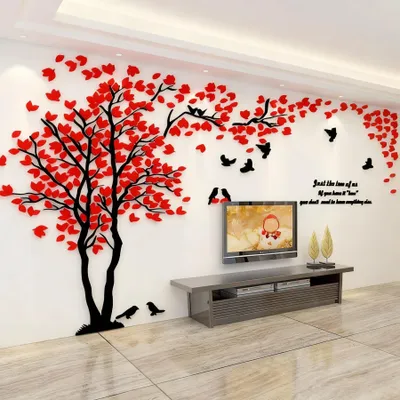 Produktbild von Wandsticker mit Vogelmotiv für Schlafzimmer und Wohnzimmer