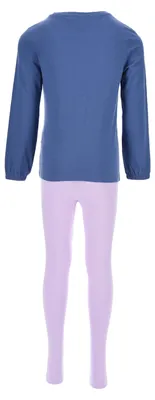 Produktbild von Frozen - Die Eiskönigin Elsa Bekleidung-Set Oberteil + Leggings , Farbe:Blau, Größe:128