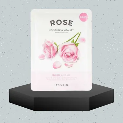Obrázek produktu pro IT'S SKIN - The Fresh Mask Sheet Rose - Revitalizační plátýnková maska s extraktem z růže - 20 g