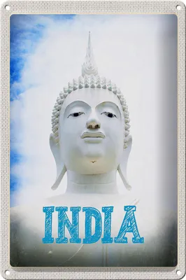 Produktbild von Blechschild Reise 20x30cm Indien Religion Hinduismus Skulptur