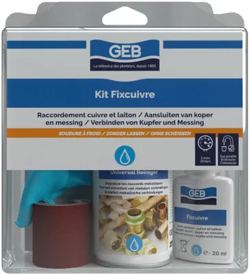 Immagine prodotto di Kit Fixcuivre per raccordo in rame da 20 ml - Geb