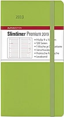Produktbild von Slimtimer Premium Red 2019 - Taschenplaner