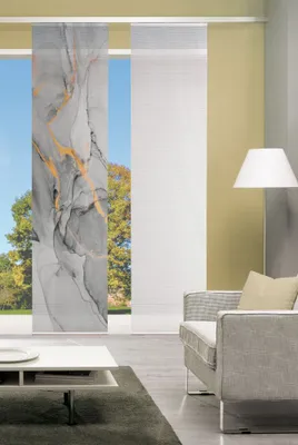 Produktbild von MARMOSA Schiebegardine, halbtransparent, Bambusoptik, 260x60 cm