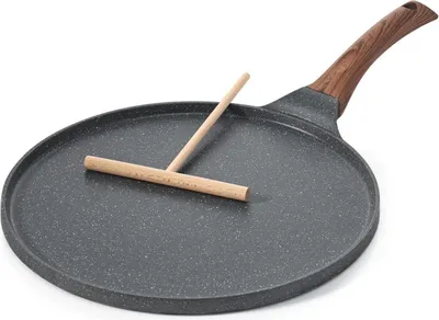 Produktbild von Crepe Pfanne 30cm Antihaftpfanne Induktion Schweizer Granit