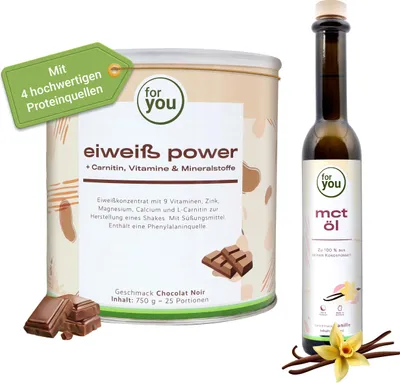 Zdjęcie produktu dla for you Białko + olej MCT