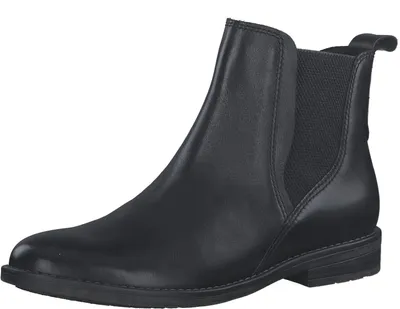 Produktbild von MARCO TOZZI Damen Chelsea Boots aus Leder zum, Schwarz (BLACK), 42 EU