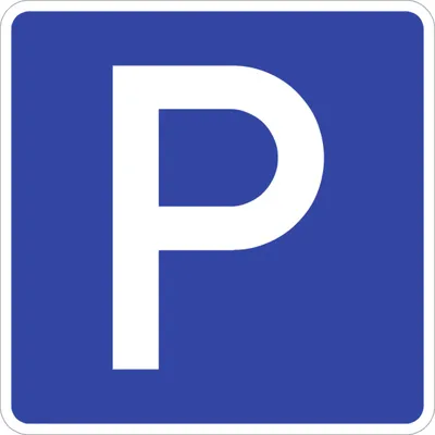 Produktbild von Verkehrsschild VZ314, Parken, Alu, RA2, 420x420 mm