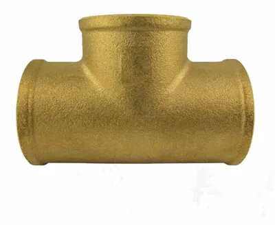 Zdjęcie produktu dla Łącznik gwintowany mosiężny trójnik zredukowany 3/4" żeński x 1/2" żeński x 3/4" żeński