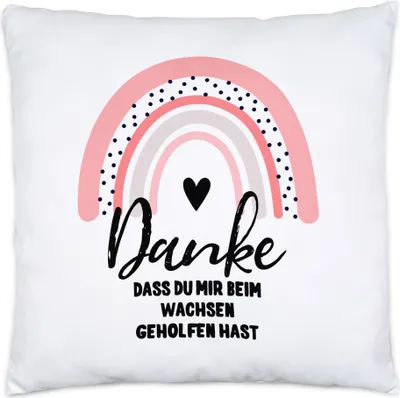 Produktbild von Danke Dass Du Mir Beim Wachsen Geholfen Hast Kissen Inkl Füllung Erzieherin Kindergarten Tagesmutter