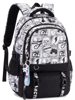 Image de Sac à dos pour garçons, imperméable, dimensions 35x24x48 cm, grand sac à dos pour l'école