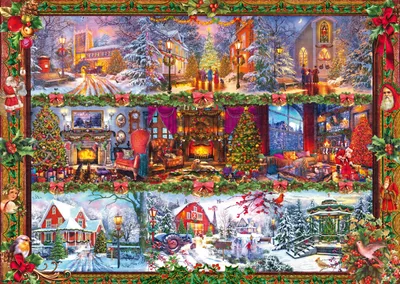 Zdjęcie produktu dla Schmidt Spiele - Puzzle 1000 El. Wesołych Świąt Premium Quality
