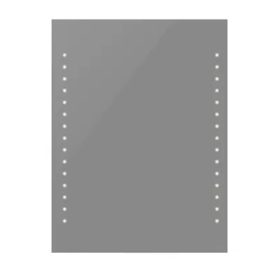 Image de Miroir de salle de bain avec lumières LED 60 x 80 cm (L x H)