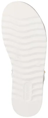Produktbild von Remonte Damen Sandale Flechtmuster Klettverschluss D0Q55, Größe:40 EU, Farbe:Gold