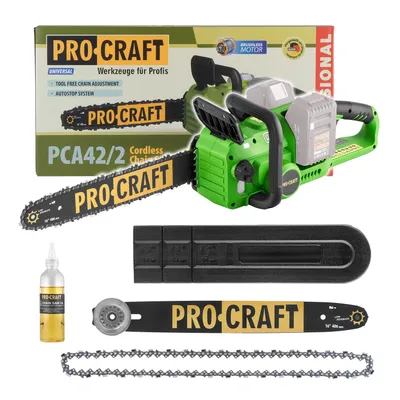 Zdjęcie produktu dla Akumulatorowa pilarka łańcuchowa Procraft PCA42/2 (bez akumulatora i ładowarki)