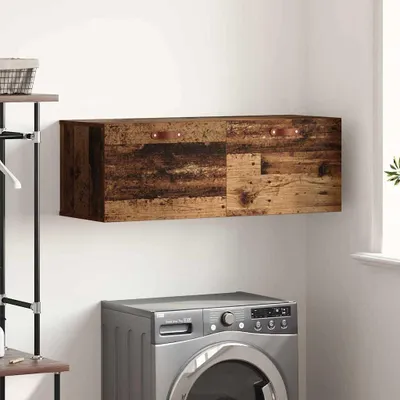 Produktbild von Möbel Wandschrank Altholz 100 x 36.5 x 35 cm Holzwerkstoff - Kommoden 879561