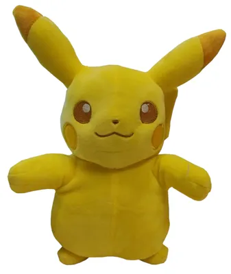 Image de Pokemon Monochrom Plüschfigur (20cm) Pikachu Glumanda Schiggy Bisasam Pikachu