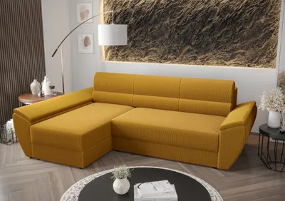 Image de BEDANTE Canapé d'angle L REBI L3 Poso 01 gauche avec fonction sommeil,Senfton, Forme L, Canapé avec espace de rangement, coffre de lit, Canapé de salon, Canapé, Canapé, Canapé-lit
