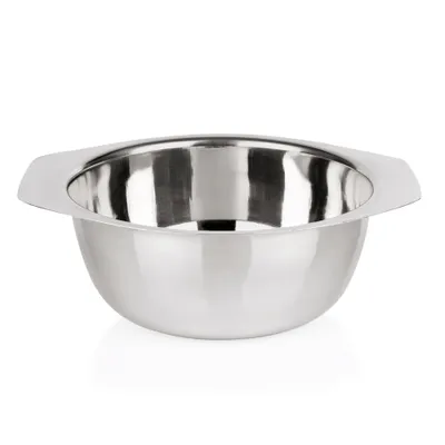 Produktbild von Beilagenschale / Beilagenschüssel, CNS, Ø 16 - 22 cm wählbar, mit Griffen : Beilagenschale, Ø 20 cm, 2,50 ltr. Variante: Beilagenschale Ø 20 cm