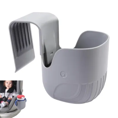 Produktbild von Kinder Auto Becherhalter & Snackhalter für Kindersitz – Universal Getränkehalter für Trinkflaschen & Becher, Sitz-Cupholder