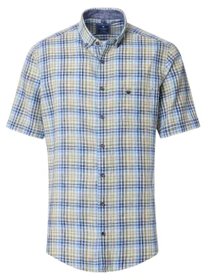 Produktbild von Redmond - Comfort Fit - Herren Freizeithemd Kurzarm (251150999), Größe:XL, Farbe:Grün(60)