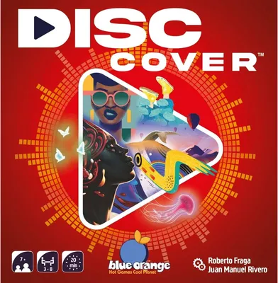 Imagen del producto de Disc Cover – Juego de mesa – Blue Orange (EU) – 3-8 jugadores – 7+