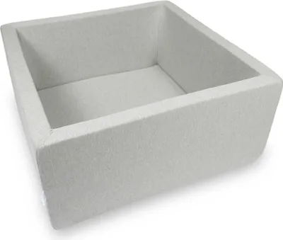 Image de Piscine à balles 90x90x40cm gris clair - Sans balles / Sans balles