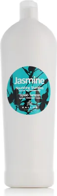 Obrázek produktu pro Kallos Jasmine Nourishing Shampoo, 1000 ml, Šampon, Neprofesionální, Ženy, Poškozené vlasy, Suché vlasy, Lesklý, Změkčující