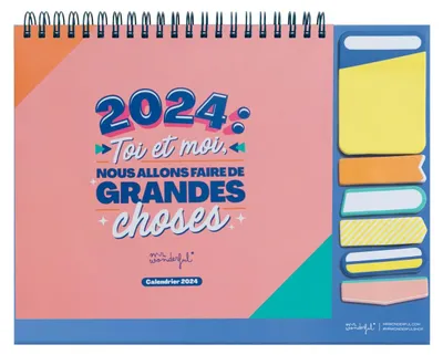 Produktbild von Mr.Wonderful Tischkalender 2024: Du & ich - großartige Dinge