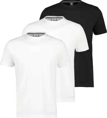 Produktbild von LERROS 3er Pack Basic T-Shirt Angenehmes weiches Material, Bequemer Schnitt, Vielseitig kombinierbar Alltag