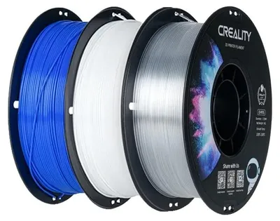 Obrázek produktu pro Filament pro 3D tiskárny, materiál PETG, vysoká průhlednost a lesk, PETG 1BL1WT1TP