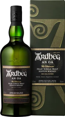 Immagine prodotto di Ardbeg AN OA Islay Single Malt 46,6% Vol. 0,7l in confezione regalo