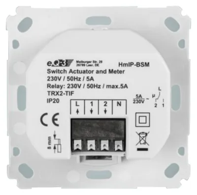 Zdjęcie produktu dla Siłownik pomiarowy przełącznika Homematic IP do przełączników marki HmIP-BSM