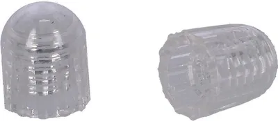 Produktbild von Plastik Staubkappe Schwalbe für Dunlop / Blitz Ventile transparent