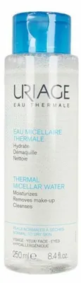 Produktbild von Uriage Eau thermale, Frauen, 250 ml, Feuchtigkeitsspendend, Klärend, Glättend, Flasche, AQUA (WATER, EAU) ● POLYSORBATE 20 ● POLOXAMER 184 ● GLYCERIN ● CAPRYLYL/CAPRYL GLUCOSIDE..., 1 Stück(e)