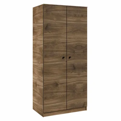 Produktbild von Kleiderschrank WESTA Brandy Castello, Garderobenschrank mit Kleiderstange und Einlegeböden, Drehtürenschrank mit Stauraum, Schlafzimmer