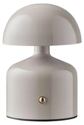 Image de Aulla Lampe de Table Rechargeable en Métal Gris