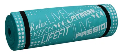 Zdjęcie produktu dla LIFEFIT® YOGA MAT EXKLUZIV PLUS, 180x58x1,5cm, turkusowa