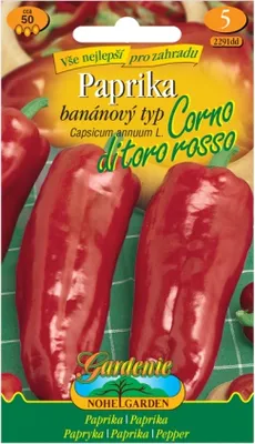Obrázok produktu pre Nohel Garden Zeleninová paprika CORNO DI TORO ROSSO, červená