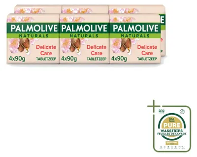 Zdjęcie produktu dla 6 sztuk mydła w płynie Palmolive Naturals Delicate Care – opakowanie zbiorcze